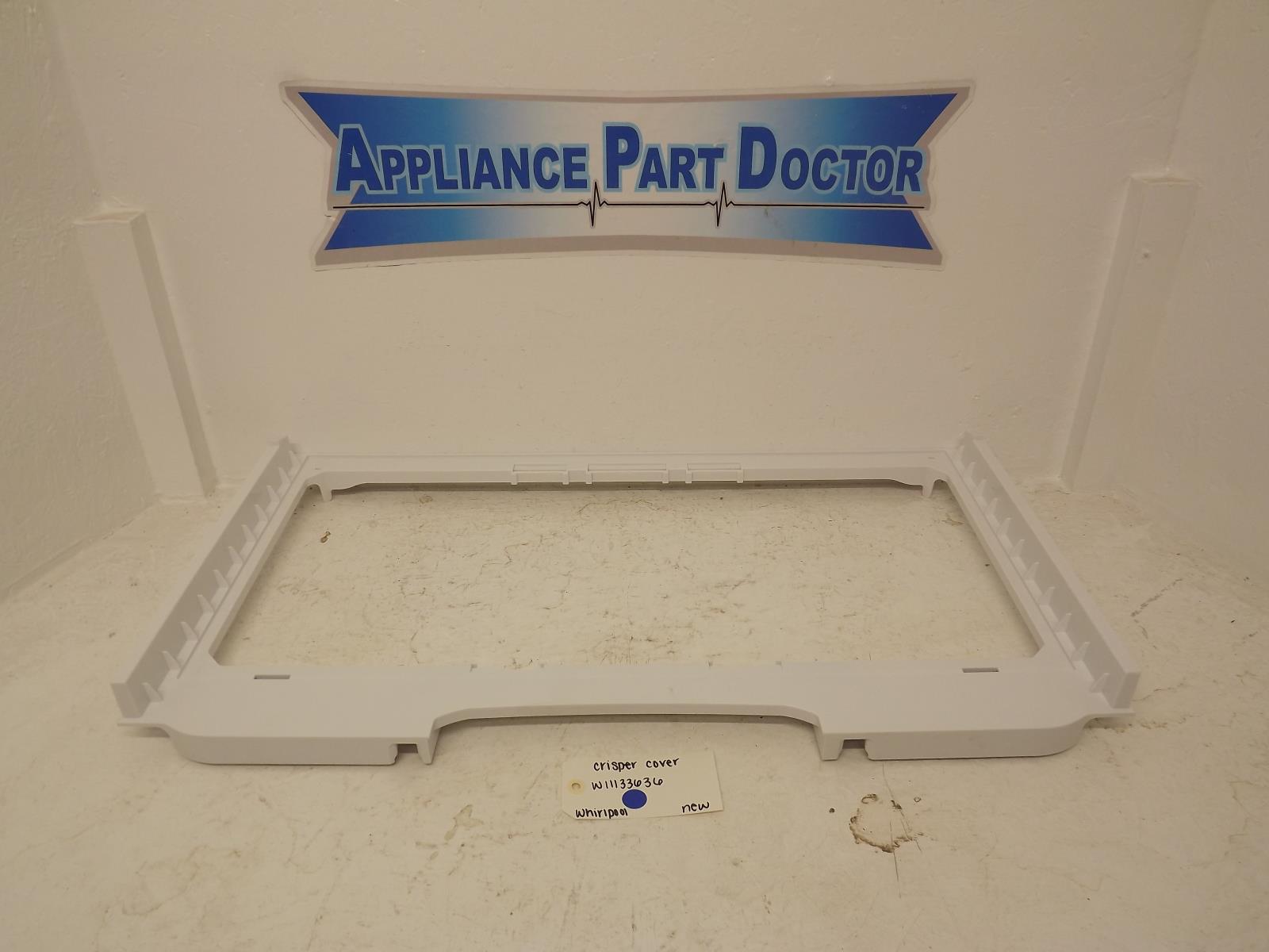 Whirlpool Refrigerator W11133636 Crisper Cover New Whirlpool Refrigerator W11133636 Crisper Cover New